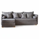 SOFA ESQUINERO OAISSE 2.68 MTS JACKSON GRIS