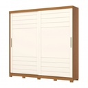 ROPERO HENN CAYMAN D337-221 2 PUERTAS CINAMOMO/OFF WHITE 