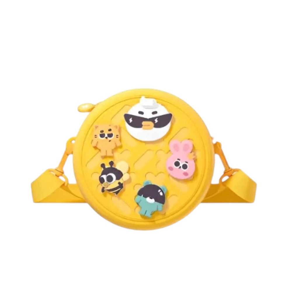 BOLSO REDONDO ECOLOGICO DE EVA K36 AMARILLO 03418