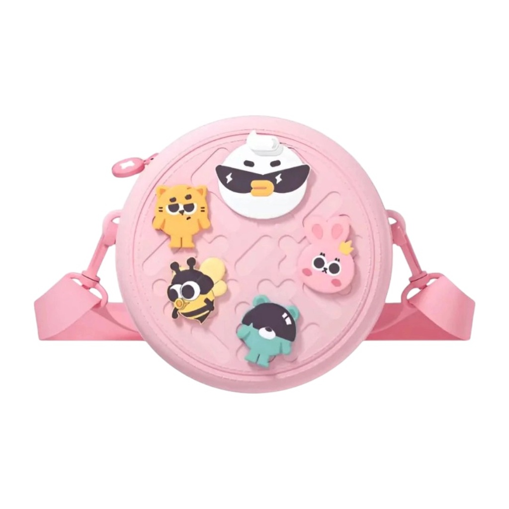 BOLSO REDONDO ECOLOGICO DE EVA K36 ROSA 03419