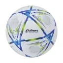 PELOTA DE FUTBOL N5 OUTDOORS PROFESSIONAL FURY VERDE Y AZUL PVC 03361