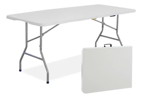 MESA PLASTICA PLEGABLE PICNIC GARDEN LIFE 180 X 74 BLANCO T408000