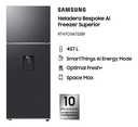 HELADERA SAMSUNG RT47CG6722B1/B3 457L BLACK 
