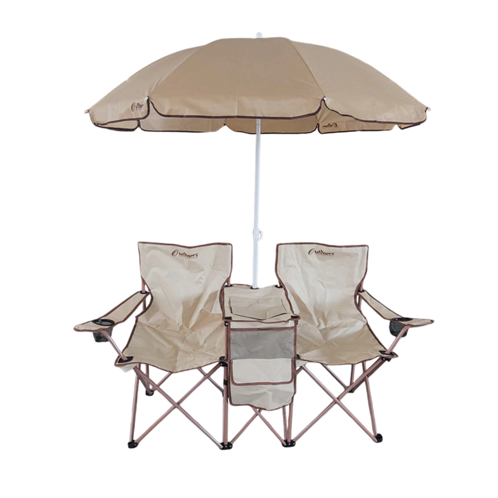 SET DE 2 SILLAS CON COOLER Y SOMBRILLA TANDEM ARENA 