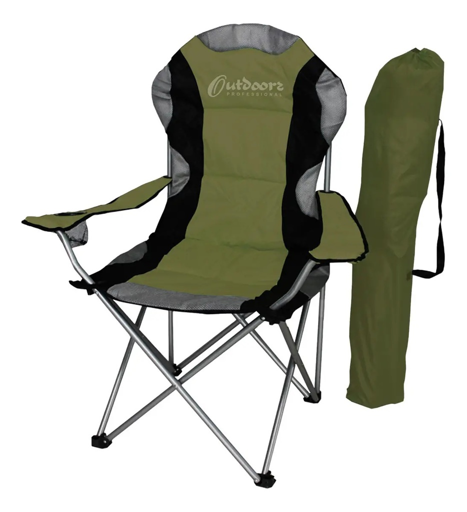 SILLON DIRECTOR PLEGABLE OUTDOORS PROFESSIONAL 1015 VERDE OLIVA