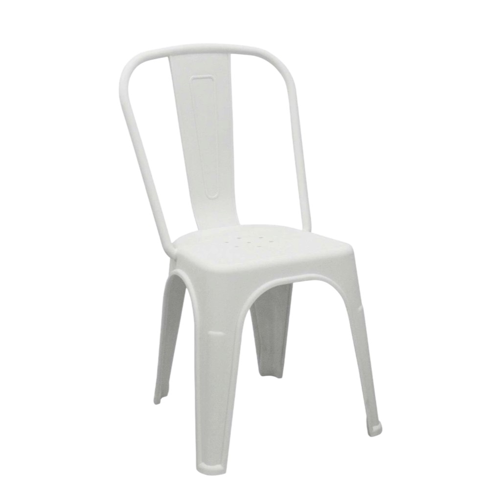 SILLA GARDEN LIFE TOLIX POLIPROPILENO APILABLE BLANCA 