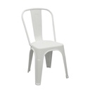 SILLA GARDEN LIFE TOLIX POLIPROPILENO APILABLE BLANCA 