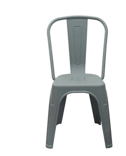 SILLA GARDEN LIFE TOLIX POLIPROPILENO APILABLE GRIS