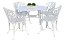 JUEGO JARDIN BOSTON X 4 SILLONES BLANCO