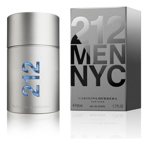 PERFUME CAROLINA HERRERA 212 MEN EDT 50 ML