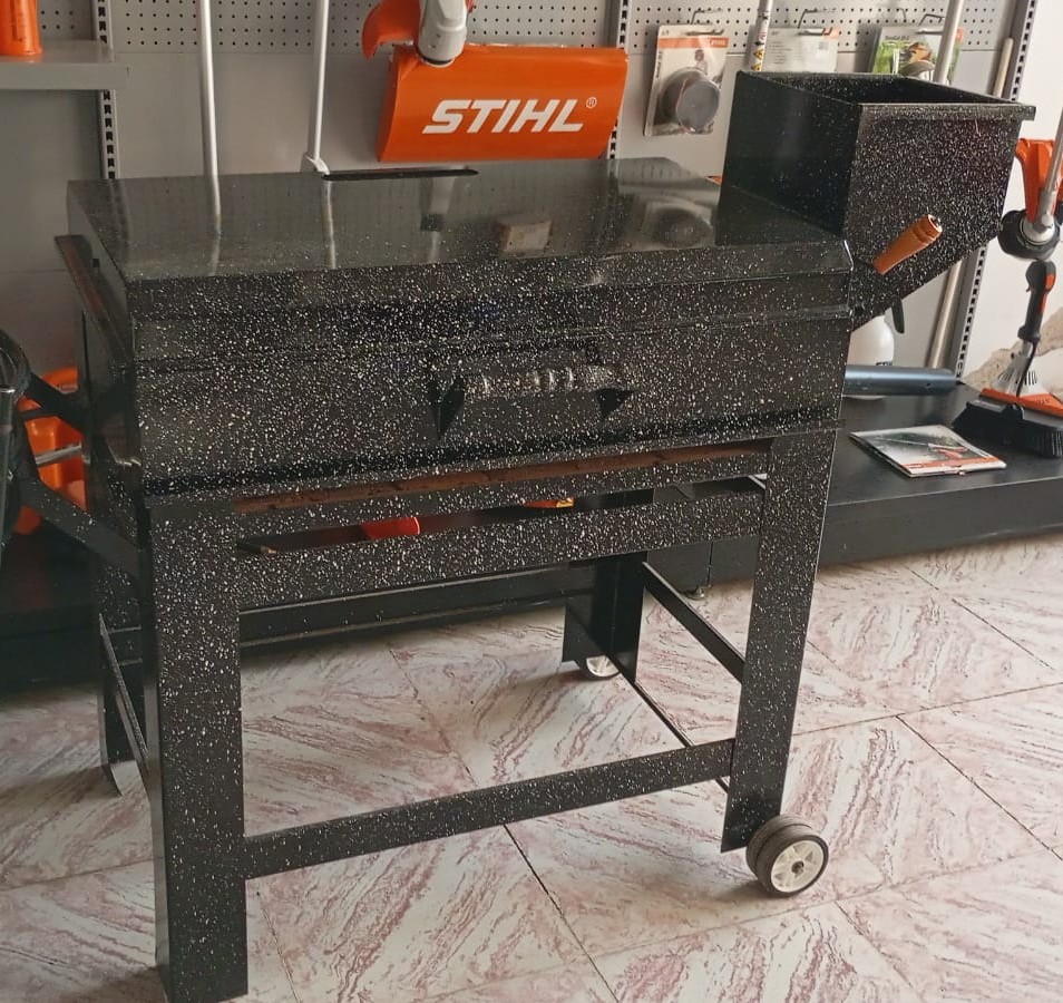 PARRILLA MOVIL EL GRINGO ENLOZADA CON TAPA