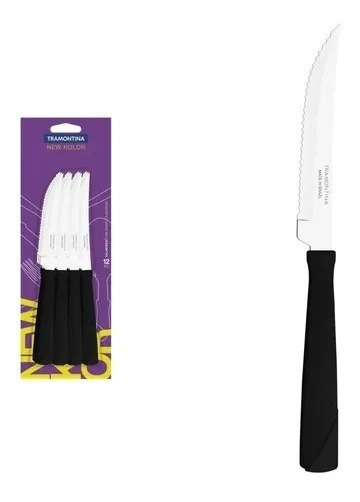 CUCHILLO TRAMONTINA 23160/904 NEW KOLOR NEGRO