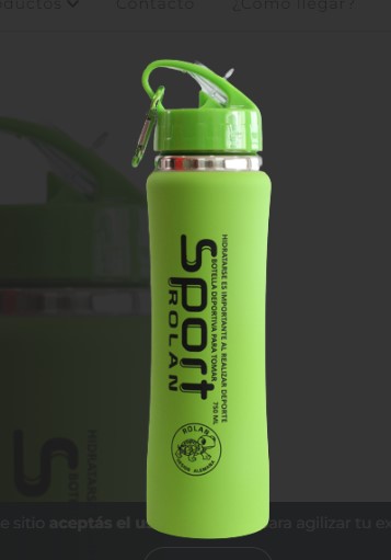BOTELLA TERMICA SPORT 500ML FRIO-CALOR VERDE