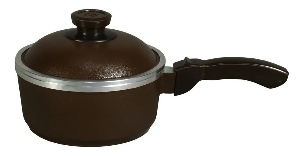 CACEROLA DOÑA TINA 200 MARRON CON MANGO