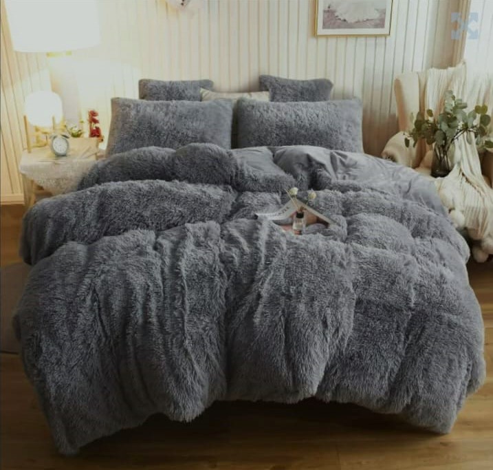 ACOLCHADO PV PLUSH KING 280X230 GRIS 1008