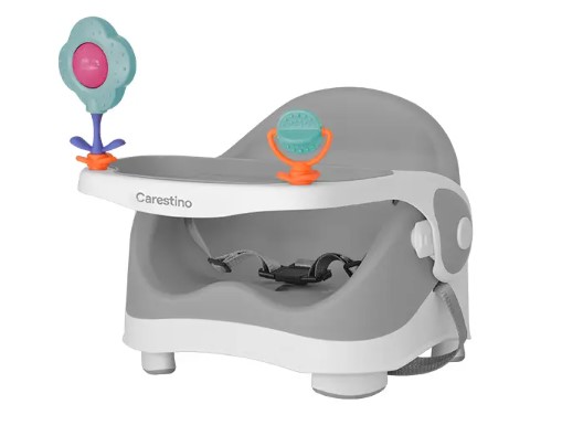 SILLA DE COMER CARESTINO BOOSTER GRIS SL003-GR