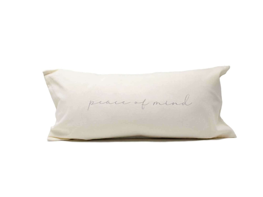 FUNDA ALMOHADON 50X25 PEACE OF MIND SIL24