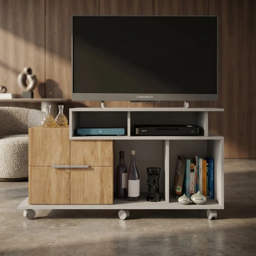 RACK DELOS SENA TV 40" OFF WHITE BURITI F00277.301