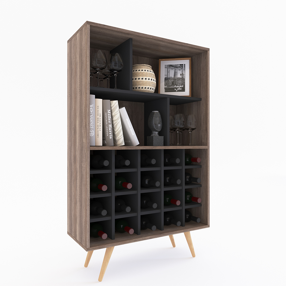 ESTANTERIA DL ESC C/BODEGA 2 ESTANTES DL 886 NB EN