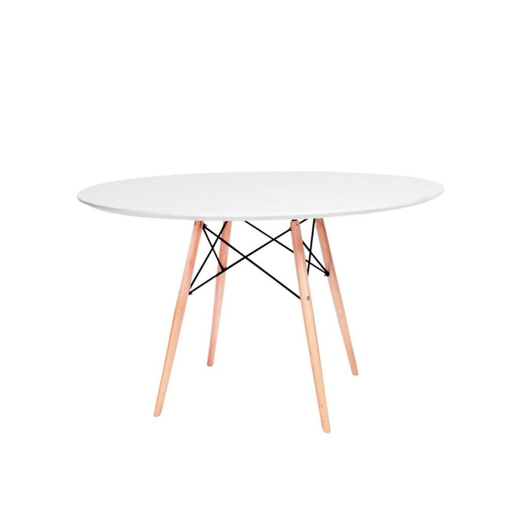 MESA EAMES REDONDA 1.00 BLANCA