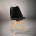SILLA TULIP VONNE MIN012 NEGRA