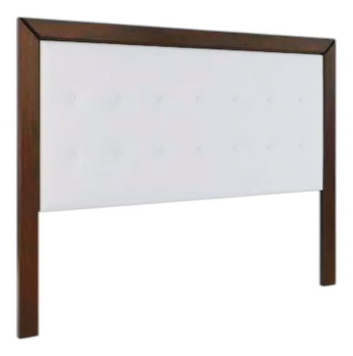 RESPALDO P/SOMMIER INMACOL 160x120 118-2  CAOBA  E.CUERO