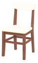 SILLA INMACOL MEDITERRANEO 140-3 CURVA TAPIZ CASTAÑO