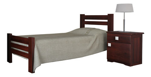 CAMA INMACOL 0.80 M PACIFICO CAOBA 202-2