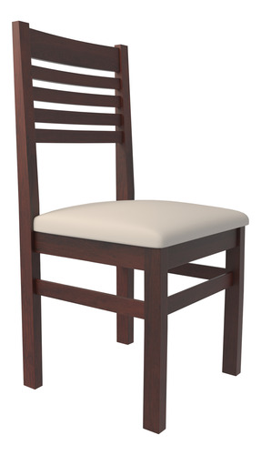 SILLA INMACOL TAPIZADA CORPUS CAOBA 350-2