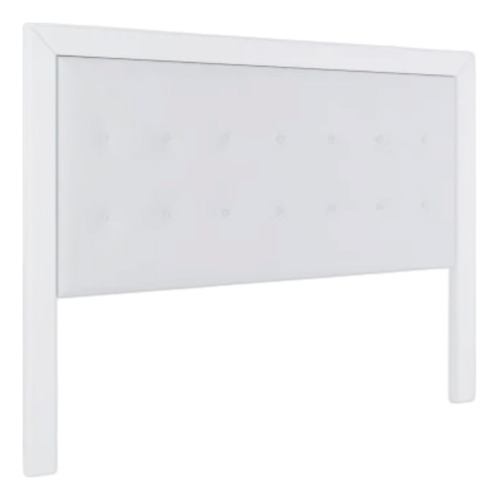 RESPALDO P/SOMMIER INMACOL 160x120 118-5 BLA  ECO CUERO