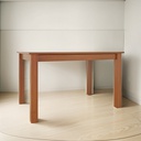 MESA INMACOL RECTANGULAR PACIFICO 120X90 CASTAÑO 231-3