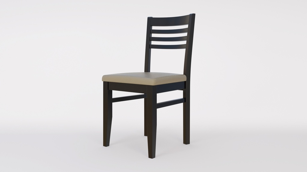 SILLA INMACOL CORPUS 350-4 TAPIZADA WENGUE