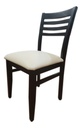SILLA INMACOL CORPUS 350-4 TAPIZADA WENGUE