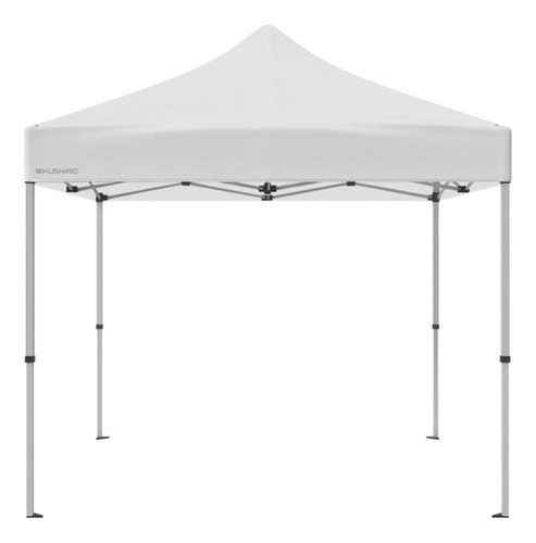 GAZEBO KUSHIRO PLEGABLE 3X3 ALUMINIO BLANCO GZALUBL01