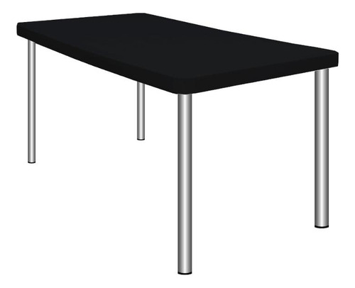 MESA GARDEN LIFE TOKIO 140X75 NEGRA F427001