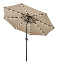 SOMBRILLA KUSHIRO SSK-4L SOLAR CON LUZ INTERNA BLA