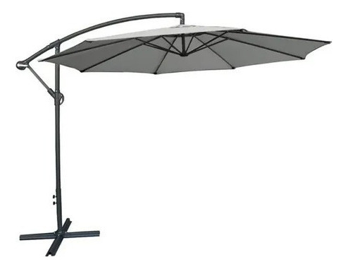 SOMBRILLA KUSHIRO SJI-LA3MG LATERAL JARDIN ALUM GRIS