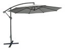 SOMBRILLA KUSHIRO SJI-LA3MG LATERAL JARDIN ALUM GRIS