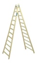 ESCALERA MADERA DOBLE N° 12