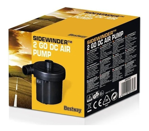 INFLADOR COLCHON BESTWAY 2 GO DC AIR PUMP