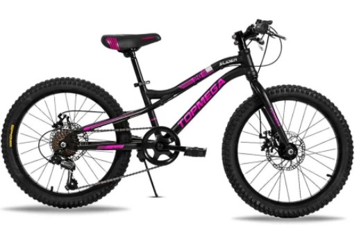 BICICLETA TOP MEGA MTB SLIDER R20 7VEL. 1006149 NEG/FUS