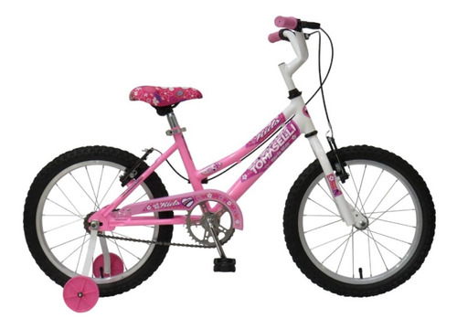 BICICLETA TOMASELLI KIDS ROD 16 DAMA TT16D ROSA