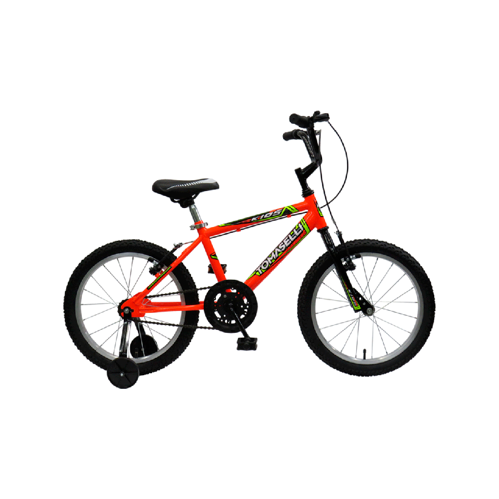 BICICLETA TOMASELLI KIDS ROD 16 VARON TT16V NARANJA