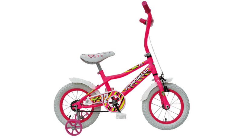 BICICLETA TOMASELLI MINI 12 DAMA ROD 12 CAM/CUB/LLA M12 ROSA