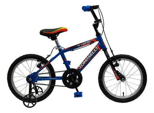 BICICLETA TOMASELLI KIDS ROD 14 VARON TKID141AZU AZUL