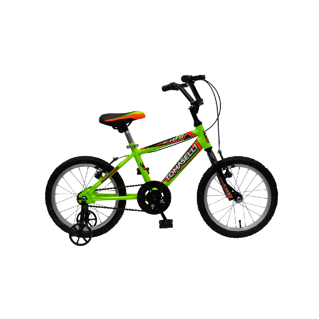 BICICLETA TOMASELLI KIDS ROD 14 VARON TKID141AMA AMARILLO