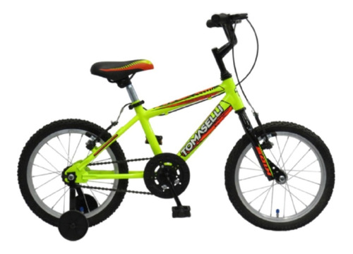 BICICLETA TOMASELLI KIDS ROD 14 VARON TT14V VERDE