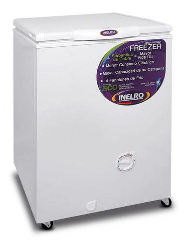 FREEZER INELRO FIH-130 A 135 L BLANCO INVERTER