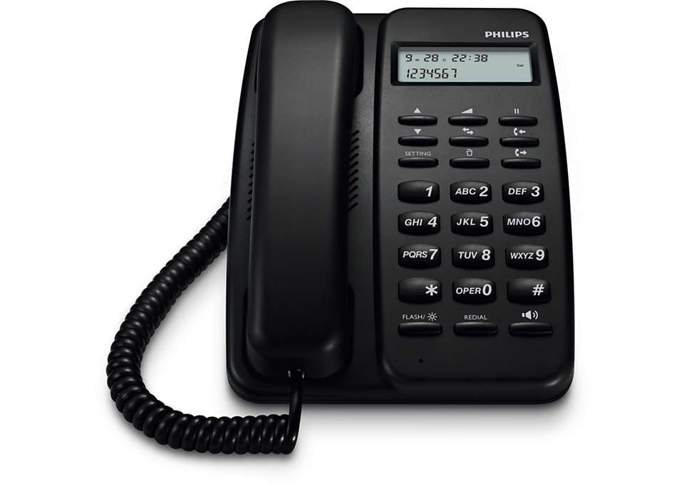 TELEFONO PHILIPS DE MESA CRD150B/77