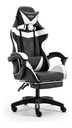 SILLA GAMER PC VONNE SV-G02 NEGRO/BLANCO